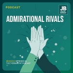 Season 8 Episode 46: Admirational Rivals. Image of two hands clapping in air.